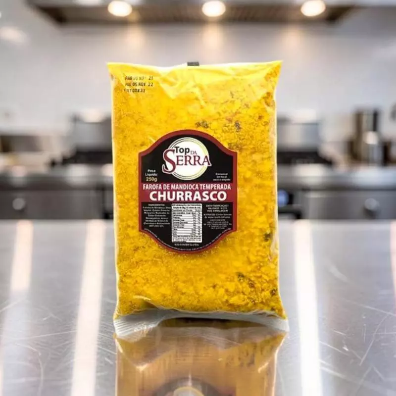 Farofa  Temperada  Churrascos