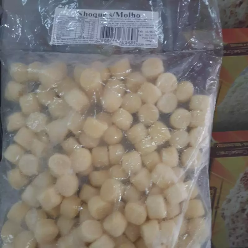 Nhoque sem Molho e sem Recheio 500g.