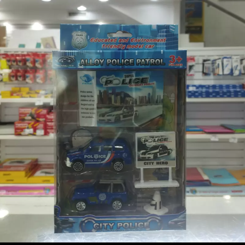 Set de carro de policía