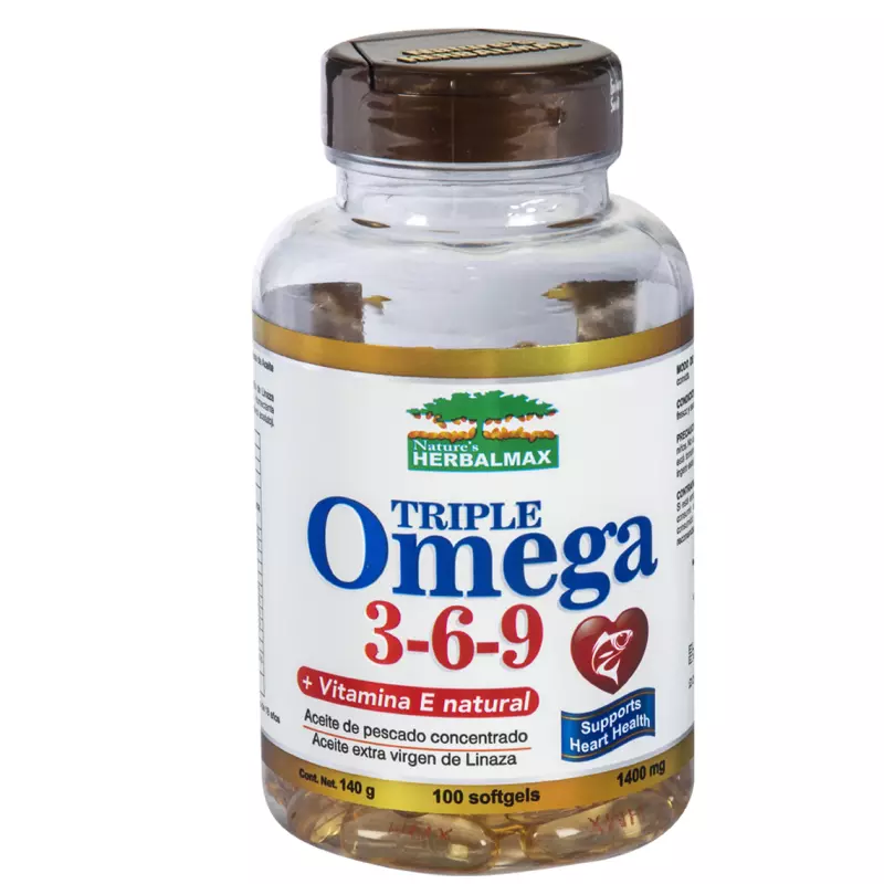 TRIPLE OMEGA 3-6-9 1400MG HERBALMAX