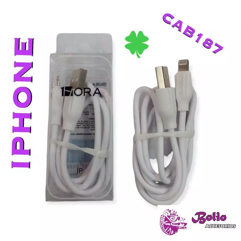 Clave: CAB187 Cable hora tipo iPhone