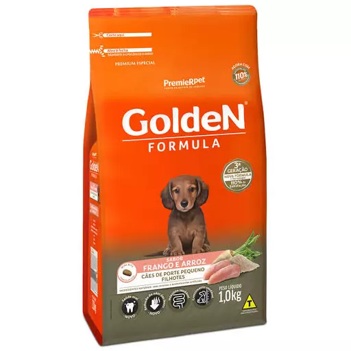 GOLDEN FILHOTES RAÇAS PEQUENA FRANGO