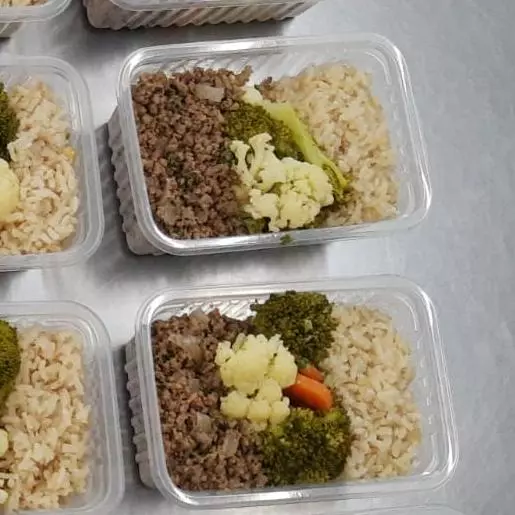 5 Patinho Moido c/ Arroz Integral