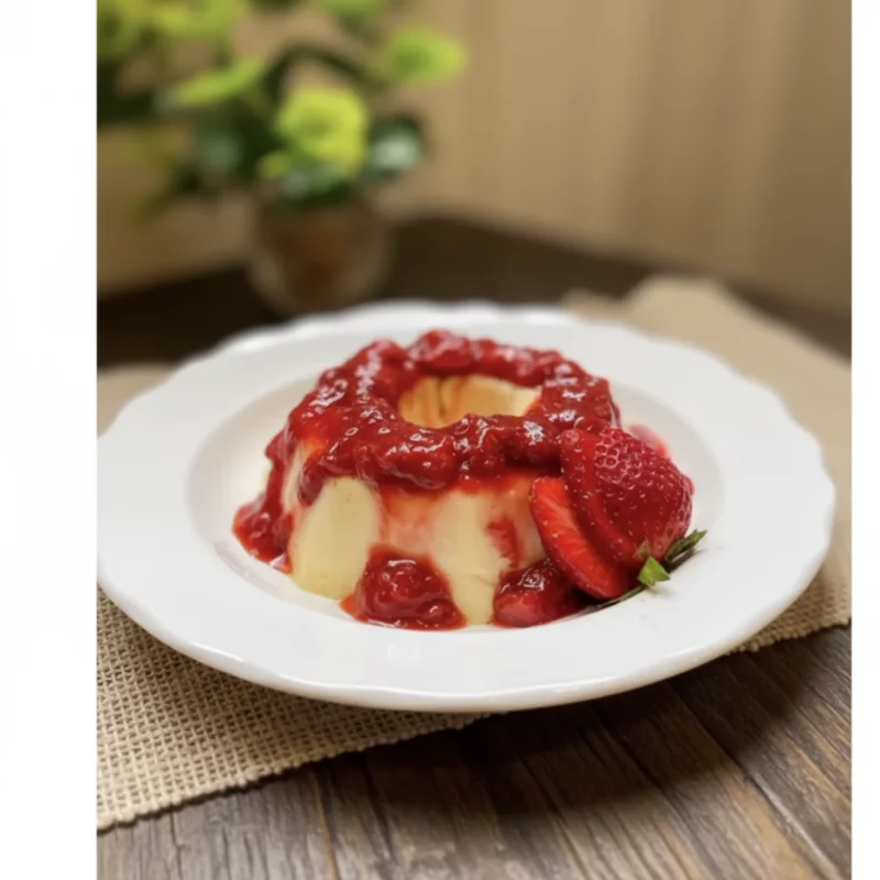 Choc. Branco c/ Calda de Morango