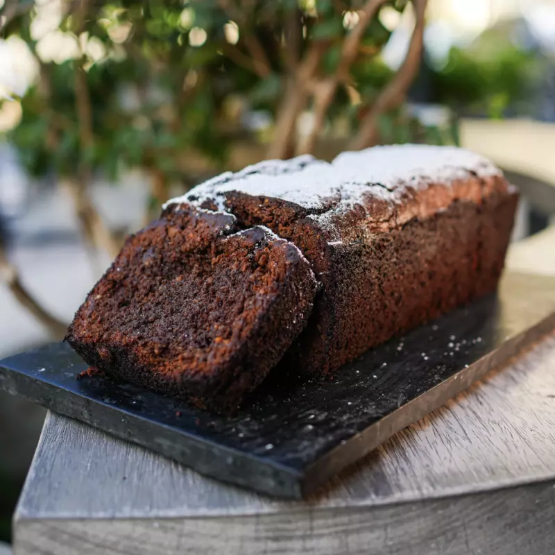 Queque de chocolate y avellanas