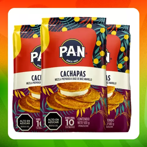 Bulto Pan Harina Cachapa 500g