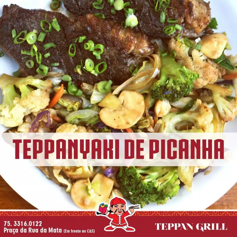 TEPPAN YAKI filé COM FRITAS
