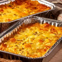 Escondidinho frango e presunto