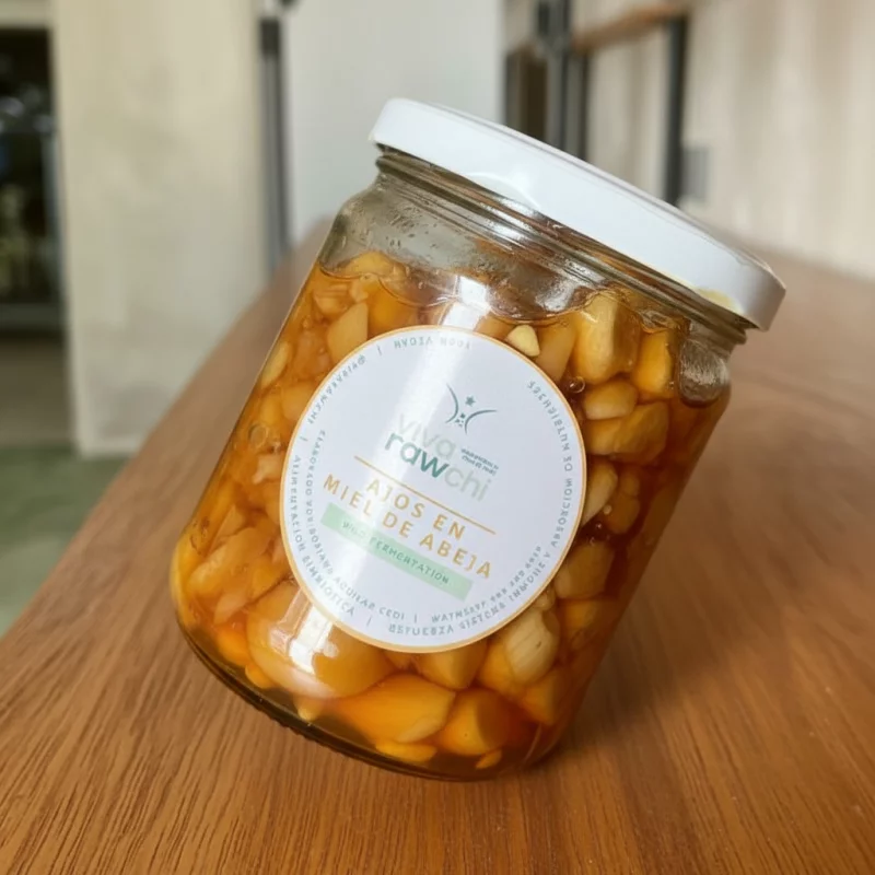 AJOS EN MIEL DE ABEJA 450 gr