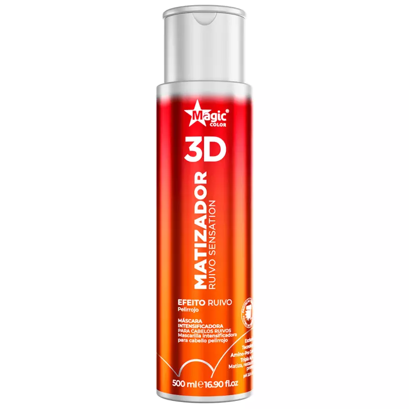 3D Sensation Ruivo Intenso 500ml