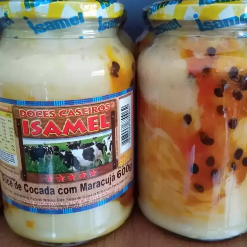 Doce Cocada com Maracujá 600g