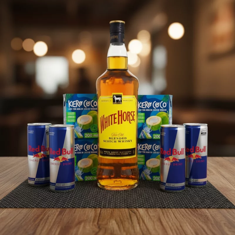 COMBO CAVALO BRANCO + REDBULL