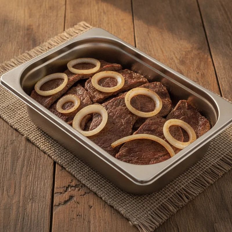 Bifes de vaca Acebolado