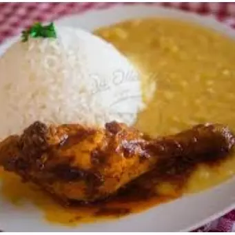 Pallares con Adobo de Pollo