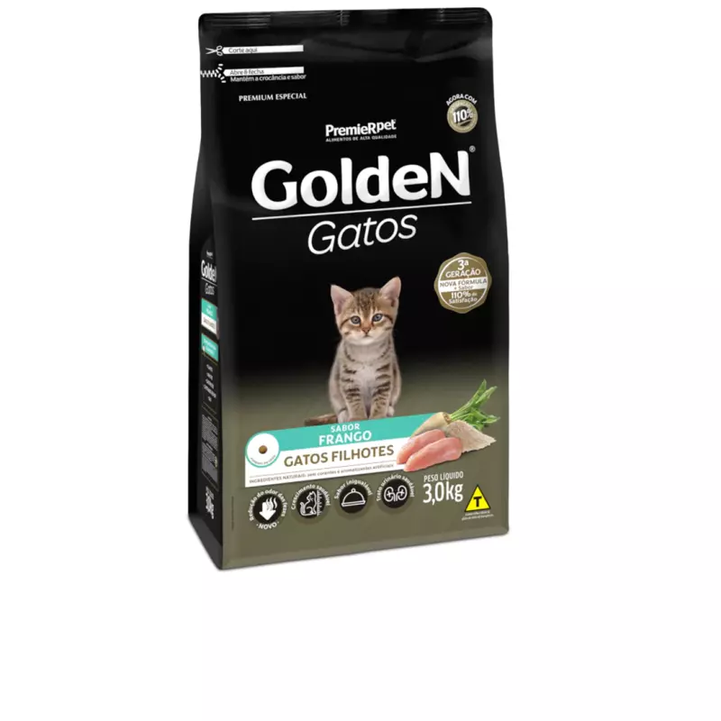 GoldeN Gatos Filhotes Frango