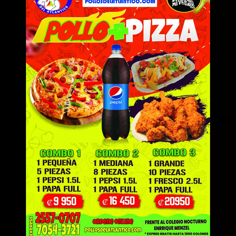 POLLO + PIZZA