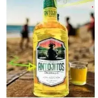 AGUARDIENTE ANTOJITO AMARILLO 750ML