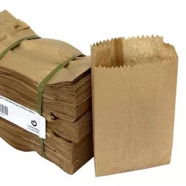 SACO MARROM PAPEL MIX N°5