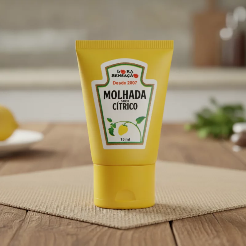 Molhada Bala Gel Sabor Cítrico