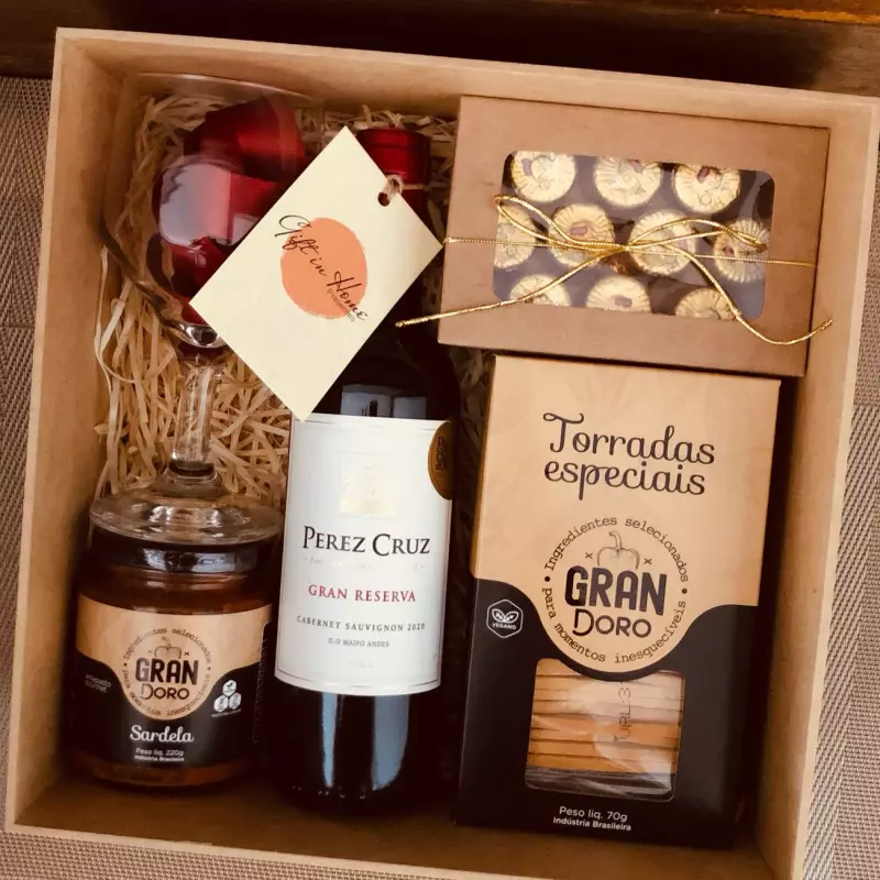 CESTA DE VINHO CESTA ROYAL EMPIRE