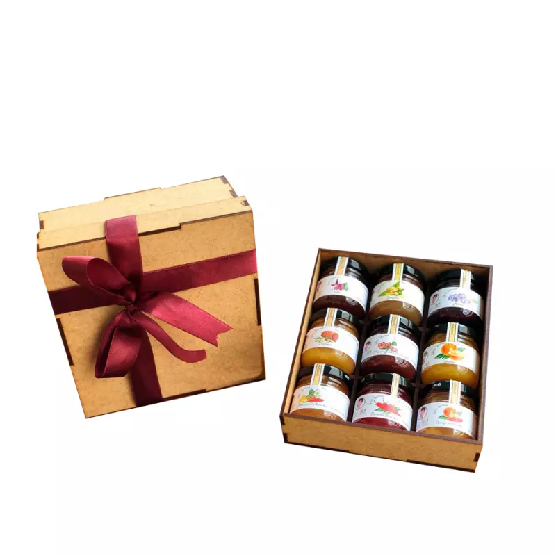 Kit com Mini Geleias Gourmet