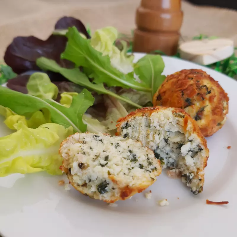 Bolinho de ricota e espinafre 300g