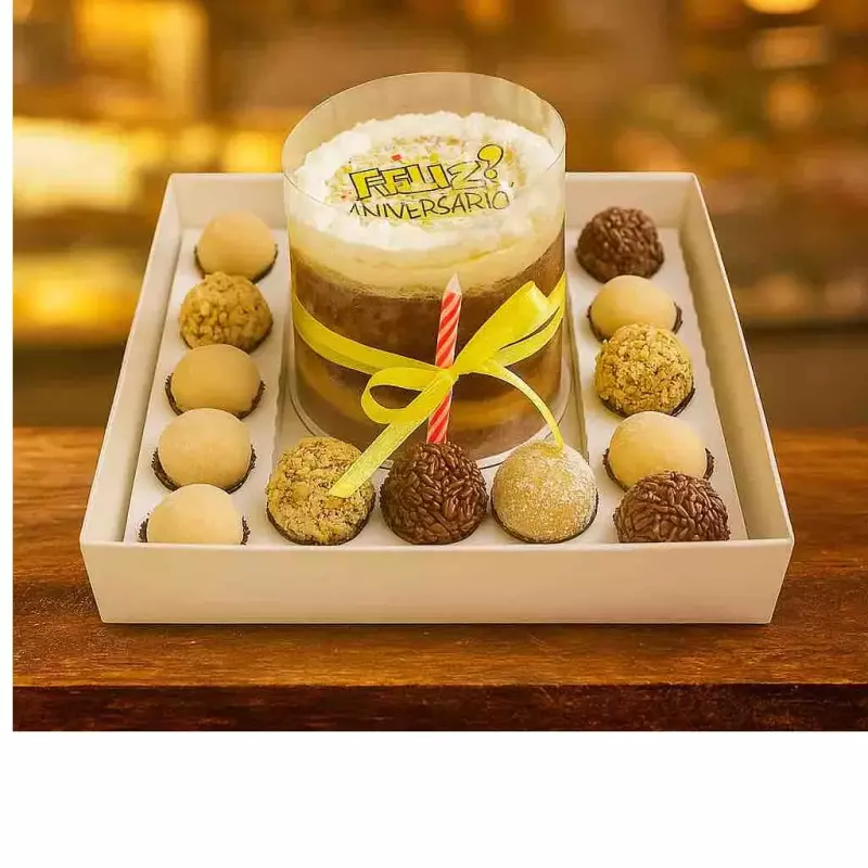 Festa na Caixa 500g. serve 2 pessoa