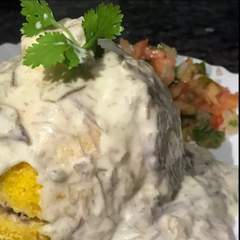 CUSCUZ CARNE DE SOL NA NATA