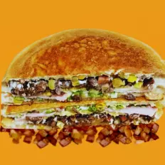 Capital A moda com bacon(médio)