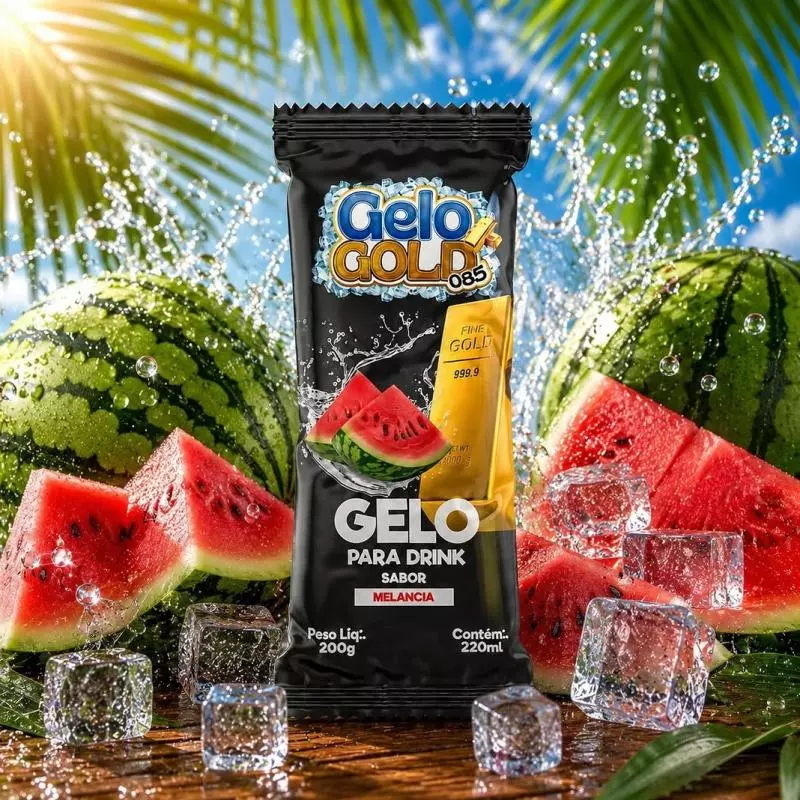 Gelo Saborizado Melancia