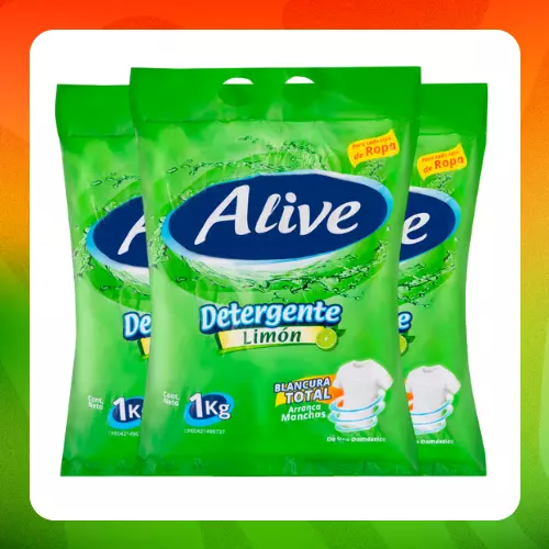 Bulto Alive Detergente Verde 1kg