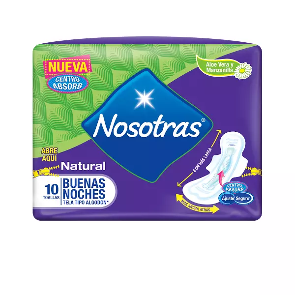 Toalla Sanitaria Nosotras Buenas noc