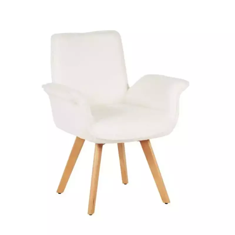 Sillón Gales Boucle Giratorio Beige