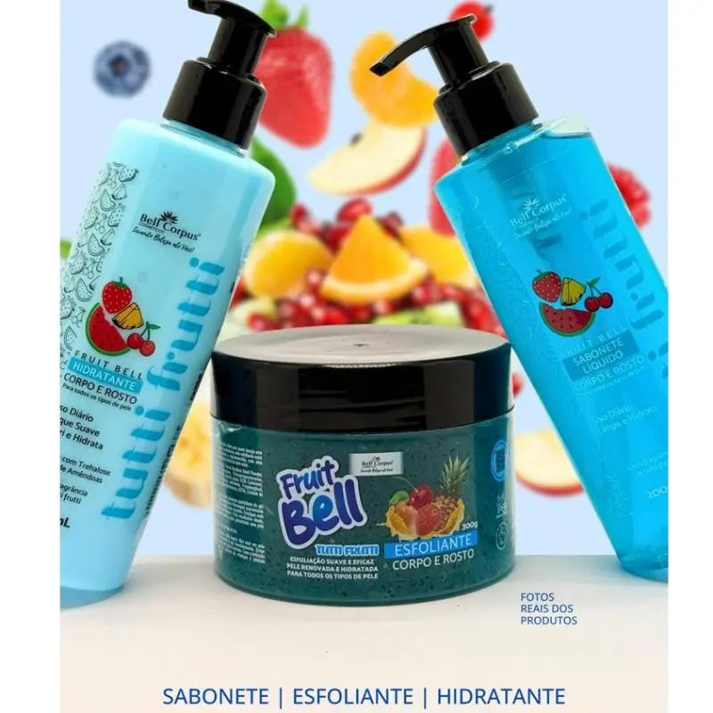 Kit 3x1 Fruit Bell TuttiFrutti