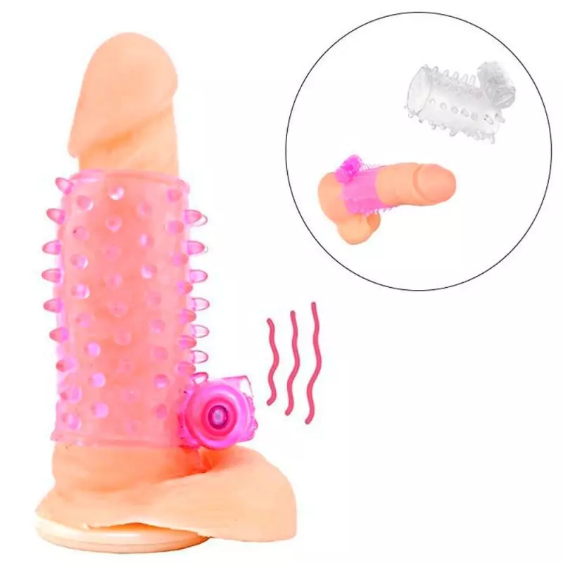 Meia Capa Peniana com Vibrador