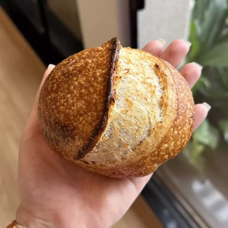 Mini pão de fermentação natural