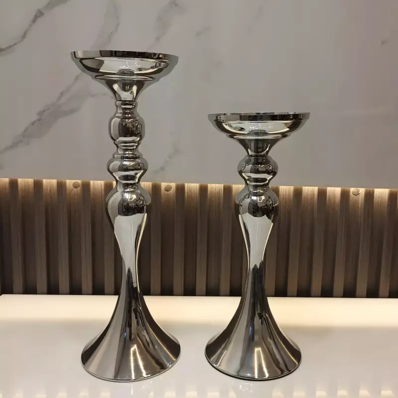 CANDELABRO X2 PLATEADO