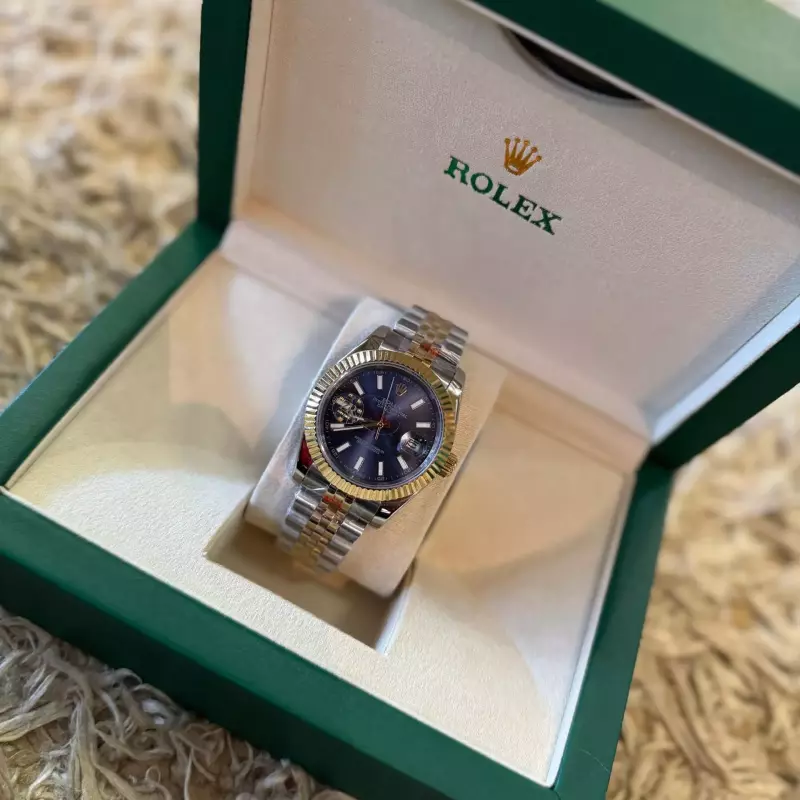 ROLEX SILVER GOLD BLUE 02