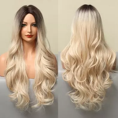 GEMMA-Peluca de cabello sintético