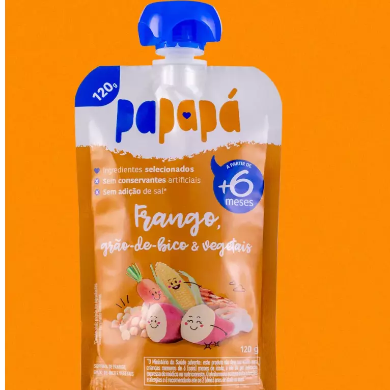 Papinha de frango +6m Papapá