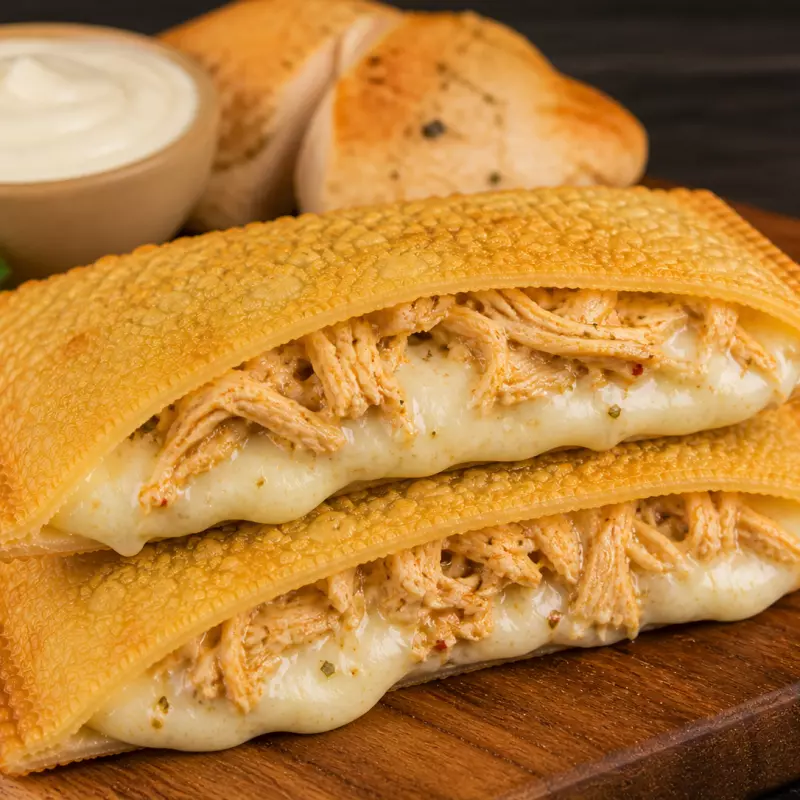 Pastel de Frango com Requeijão