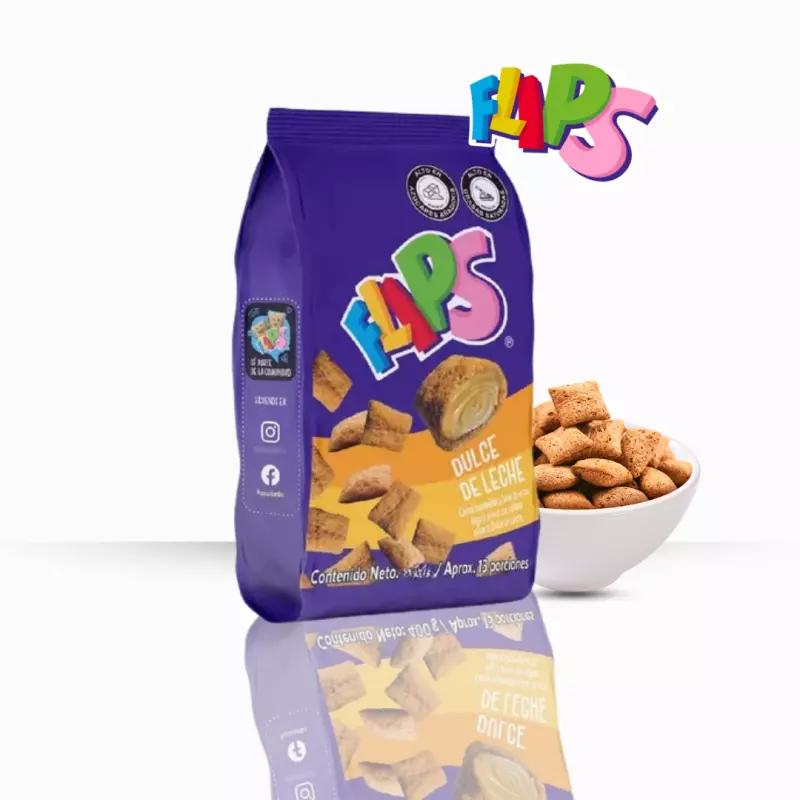 FLIPS DULCE DE LECHE 120GR