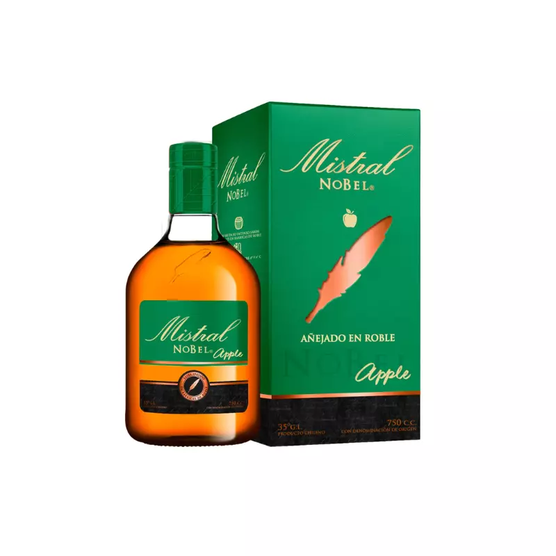 Pisco Mistral Nobel Apple 35º 750cc