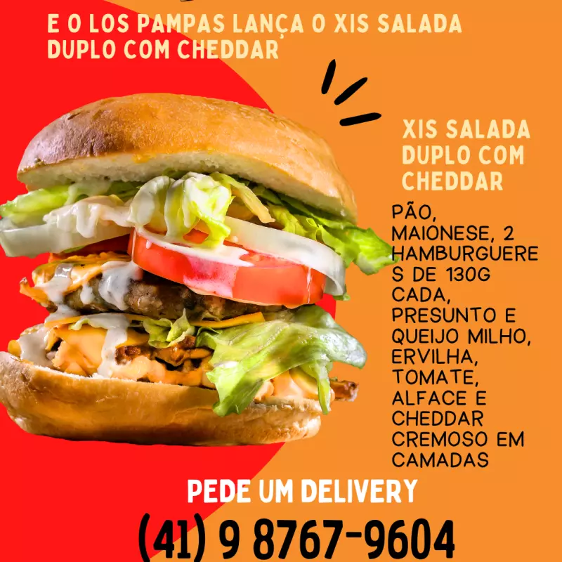 DUPLO SALADA COM CHEDDAR