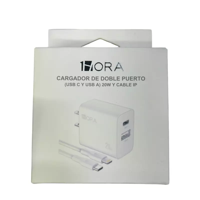 Clave: GAR163 Cargador IP 1TC 1USB