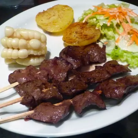 Anticuchos de corazón