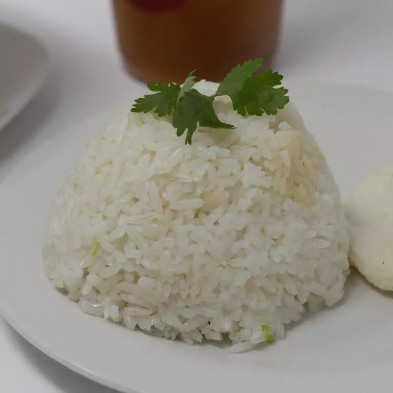 Porción de arroz