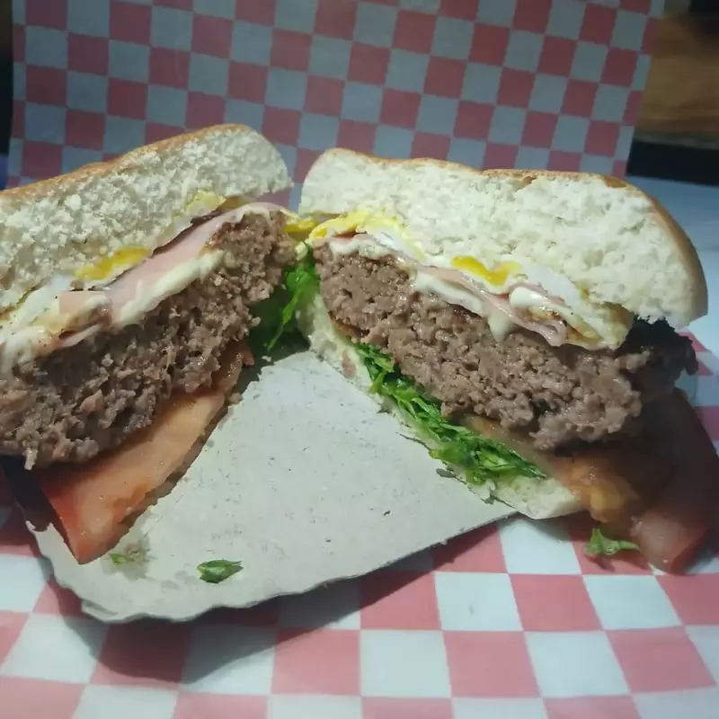 MEGA hamburguesa casera