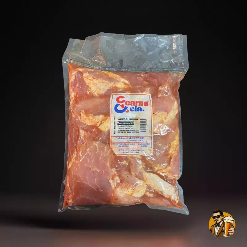 Carne Suína Temperada Kg