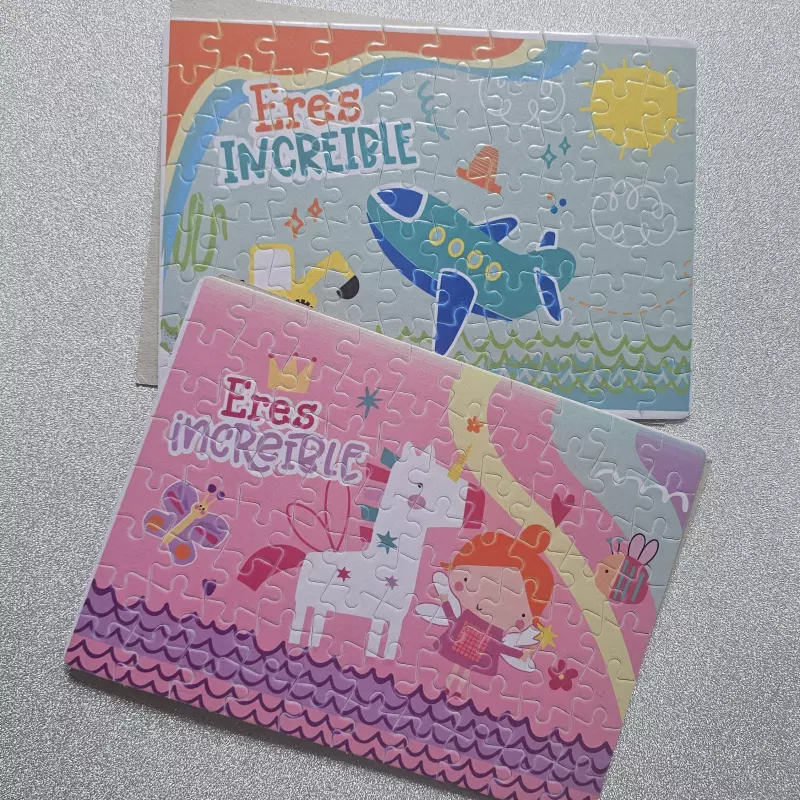 Rompecabezas media carta